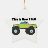 Rollen (Monster Truck) Keramikornament (Hinten)