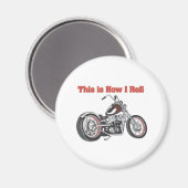 Rollen (Motorrad) Magnet (Vorderseite/Rückseite)