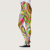 Rollen Pastel geometrisch abstrakt Leggings (Links)