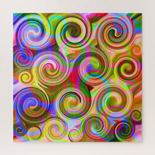 Rollen Pastel geometrisch abstrakt Puzzle (Vertikal)