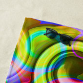 Rollen Pastel geometrisch abstrakt Strandtuch (Beispiel)