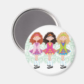 Rollen-Princesses Magnet (Vorderseite/Rückseite)