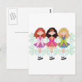 Rollen-Princesses Postkarte (Vorne/Hinten)