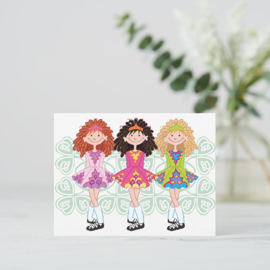 Rollen-Princesses Postkarte (Stehend Vorderseite)