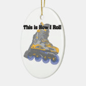 Rollen (Rollenklingen/Inline-Skate) Keramikornament (Links)