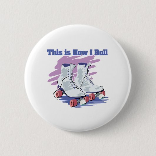 Rollen (Roller-Skate) Button (Vorderseite)