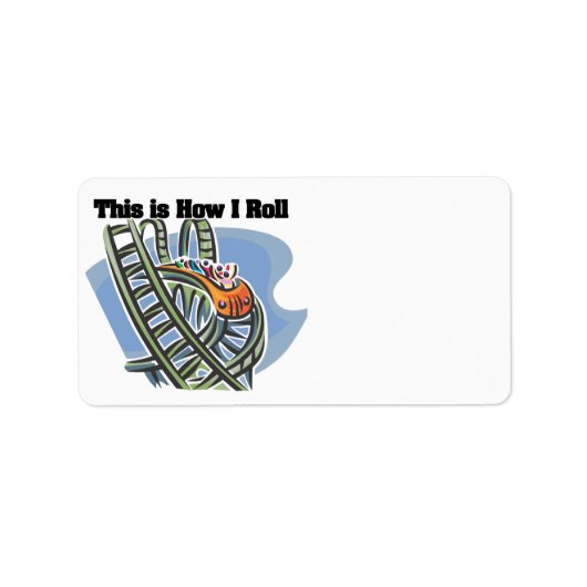 Rollen (Roller-Untersetzer) Adressaufkleber (Vorne)