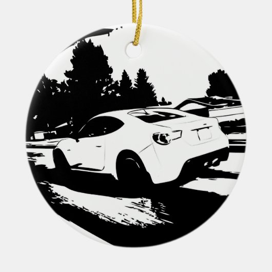 Rollen-Schuss des Scions-FR-S Keramik Ornament (Vorne)