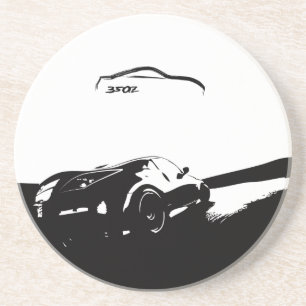 Rollen-Schuss-Untersetzer Nissans 350z Getränkeuntersetzer