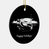 Rollen-Schuss WTI Impreza Keramik Ornament (Rechts)