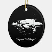 Rollen-Schuss WTI Impreza Keramik Ornament (Links)