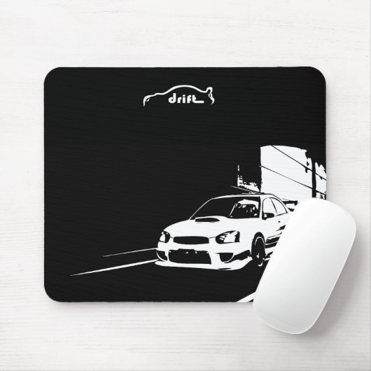 Rollen-Schuss WTI WRX Impreza Mousepad (Mit Mouse)