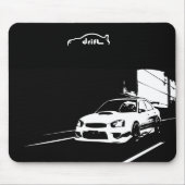 Rollen-Schuss WTI WRX Impreza Mousepad (Vorne)