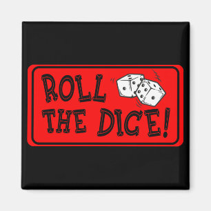 Rollen Sie die Würfel Magnet