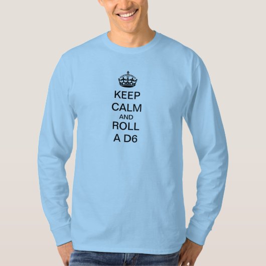 Rollen Sie ein D6 T-Shirt (Vorderseite)
