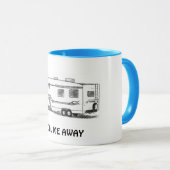 Rollen Sie mich wegcofee Tasse (VorderseiteRechts)