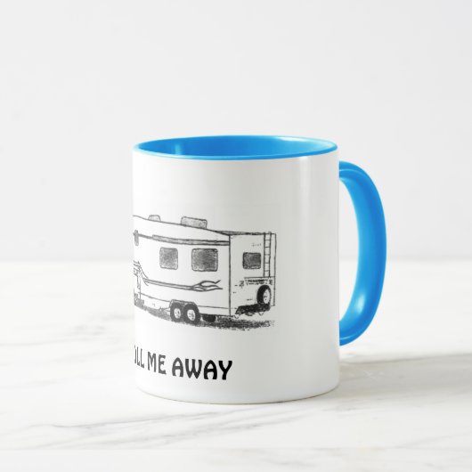 Rollen Sie mich wegcofee Tasse (VorderseiteRechts)