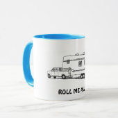 Rollen Sie mich wegcofee Tasse (Vorderseite Links)