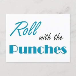 Rollen Sie mit der "Punches", "Daily Affirmation C Feiertagspostkarte