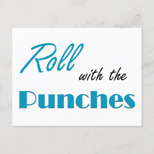 Rollen Sie mit der "Punches", "Daily Affirmation C Feiertagspostkarte