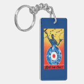 Rollen Sie sie heraus königliche kanadische Schlüsselanhänger (Vorderseite links)