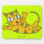 Rollen Sie vorbei Katze Mousepad (Vorne)