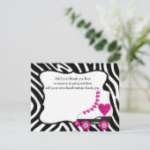 Rollen-Skate danken Ihnen zu kardieren Dankeskarte (Stehend Vorderseite)