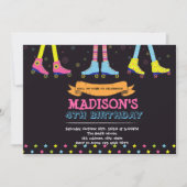 Rollen-Skate-Einladung Einladung (Vorderseite)