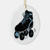 Rollen-Skate im Schwarzen Keramikornament (Rechts)