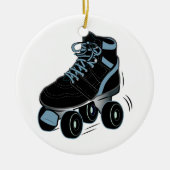 Rollen-Skate im Schwarzen Keramikornament (Vorne)