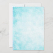 Rollen-Skate, Skaten Party, Rollen-Disco-Glitter Einladung (Rückseite)