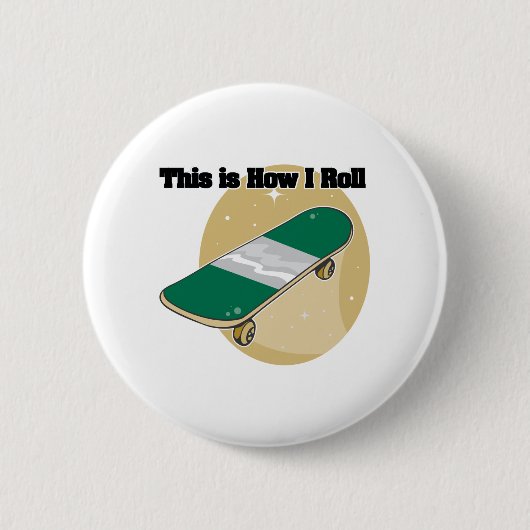 Rollen (Skateboard) Button (Vorderseite)