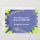 Rollen-Skaten-Einladungs-alles- Gute zum Einladung (Rückseite)