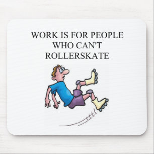 Rollen-Skatenunfall Mousepad