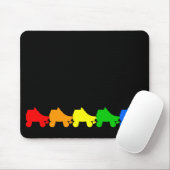 Rollen-Skateregenbogen Mousepad (Mit Mouse)