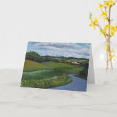 Rollen-Tal-Gruß-Karte Karte (Gelbe Blume)