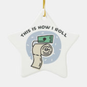 Rollen (Toilettenpapier) Keramikornament (Hinten)