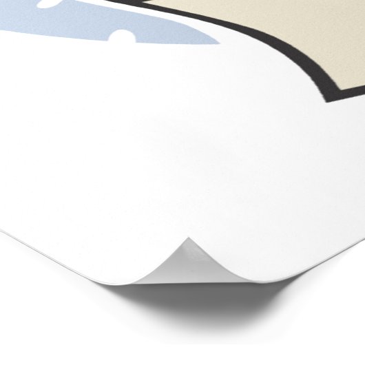 Rollen (Toilettenpapier) Poster (Ecke)