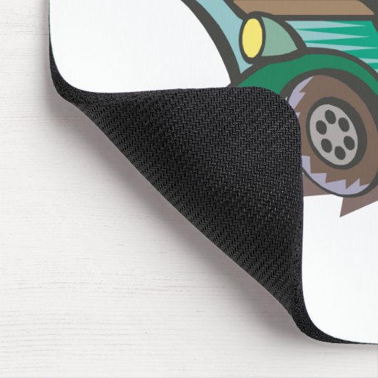 Rollen (Traktor) Mousepad (Ecke)