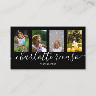 Rollen-Typografie 4 Fotovorlage Personalisiert Visitenkarte