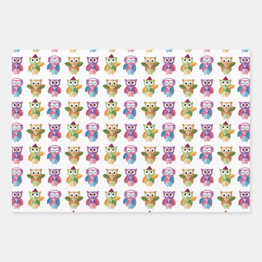 Rollen und Streifen: zwei Papierfolien Geschenkpapier Set (Vorderseite)