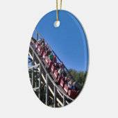 Rollen-Untersetzer Keramik Ornament (Links)