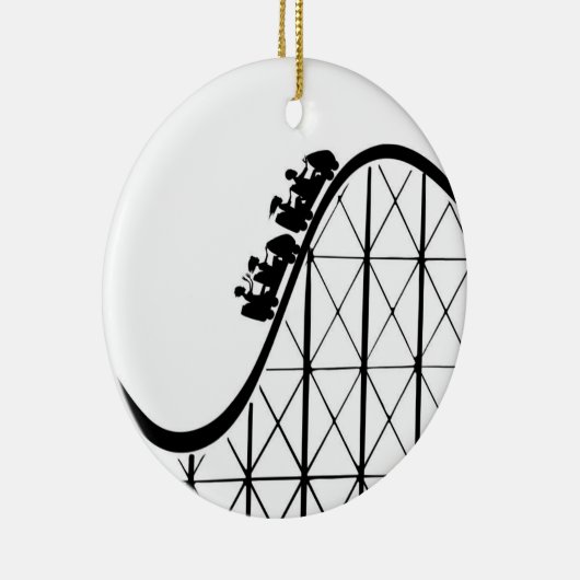 Rollen-Untersetzer Keramik Ornament (Rechts)