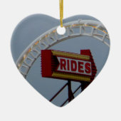 Rollen-Untersetzer und -fahrten Keramik Ornament (Vorne)