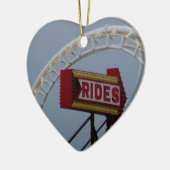 Rollen-Untersetzer und -fahrten Keramik Ornament (Links)