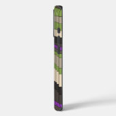 Rollen-Untersetzer-Vintages psychedelisches Case-Mate iPhone Hülle (Rückseite / Links)