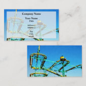 Rollen-Untersetzer Visitenkarte (Vorne/Hinten)