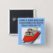 Rollen-Untersetzerfanatiker Button (Vorne & Hinten)