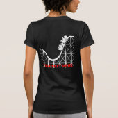Rollen-Untersetzert-shirt T-Shirt (Rückseite)