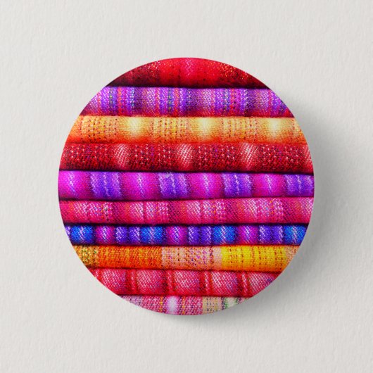 Rollen von farbenfrohen Stoffen Button (Vorderseite)